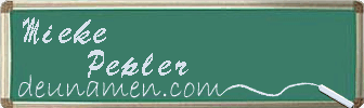 Mieke Pepler Visitenkarte